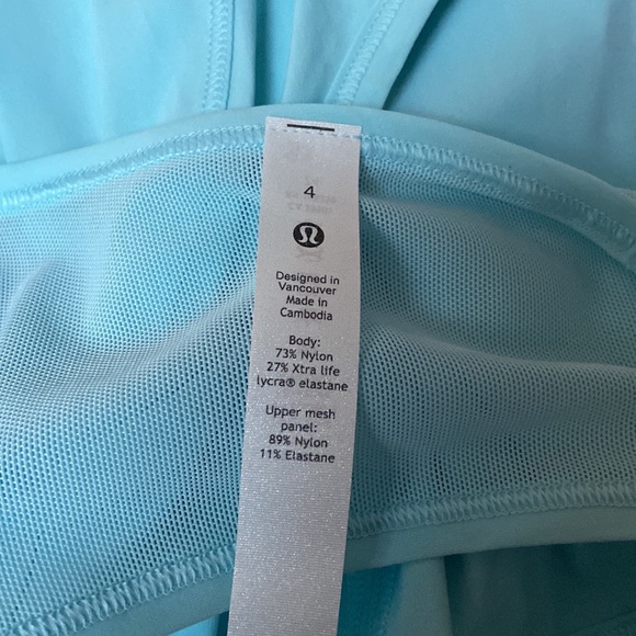 LULULEMON SCULPT TANK IN ICING BLUE (ICBU) SZ 4,6 NWT - Picture 6 of 7
